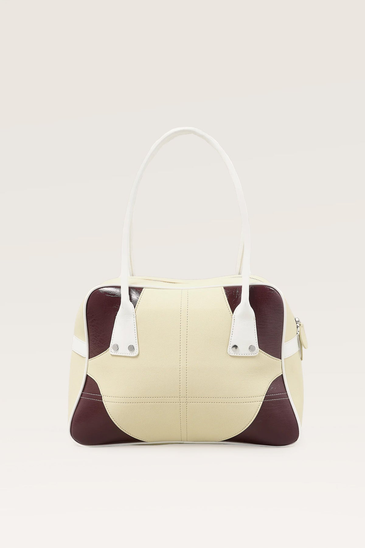Kitty Shoulder Bowling Bag in Multi Apple
