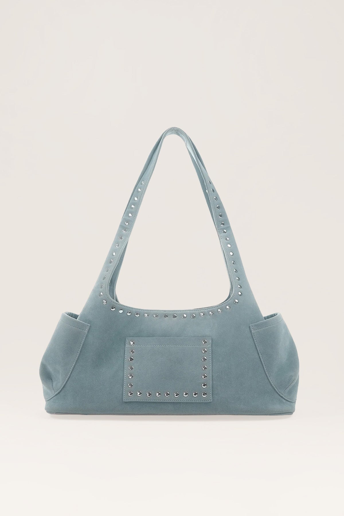Martha Faux Suede Carryall in Blue