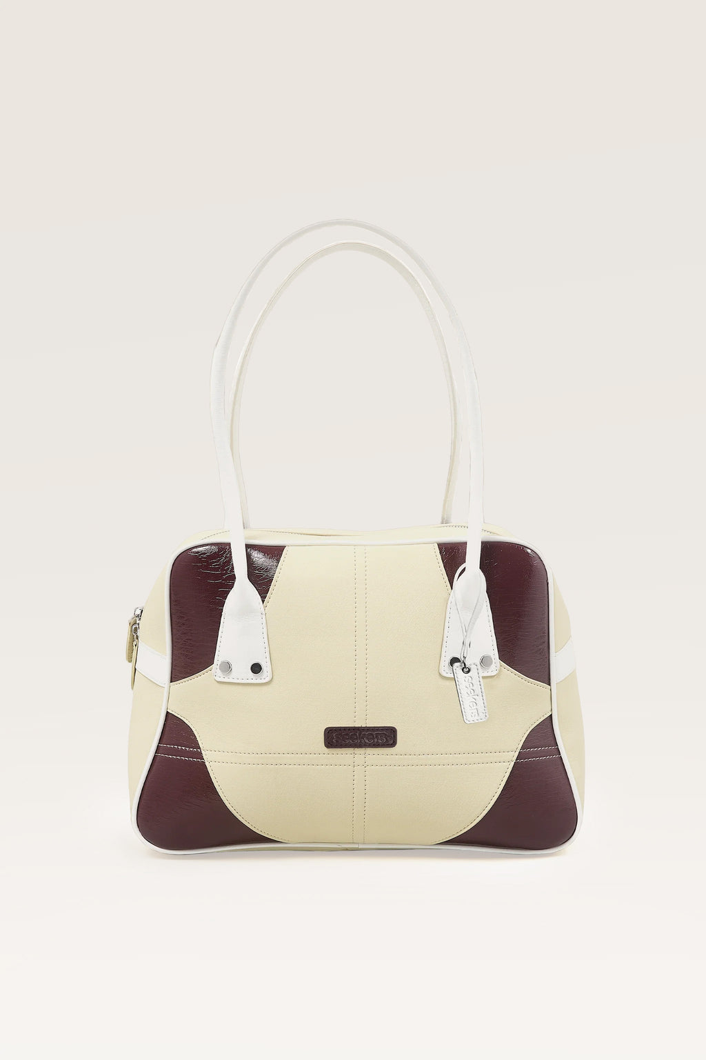 Kitty Shoulder Bowling Bag in Multi Apple
