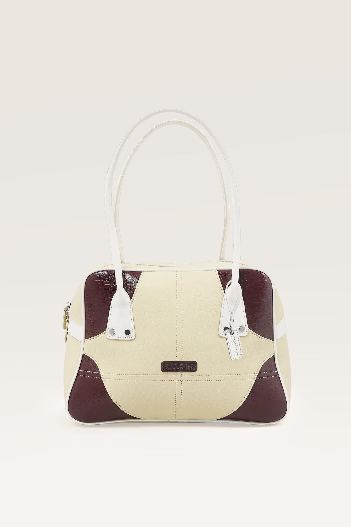 Kitty Shoulder Bowling Bag in Multi Apple