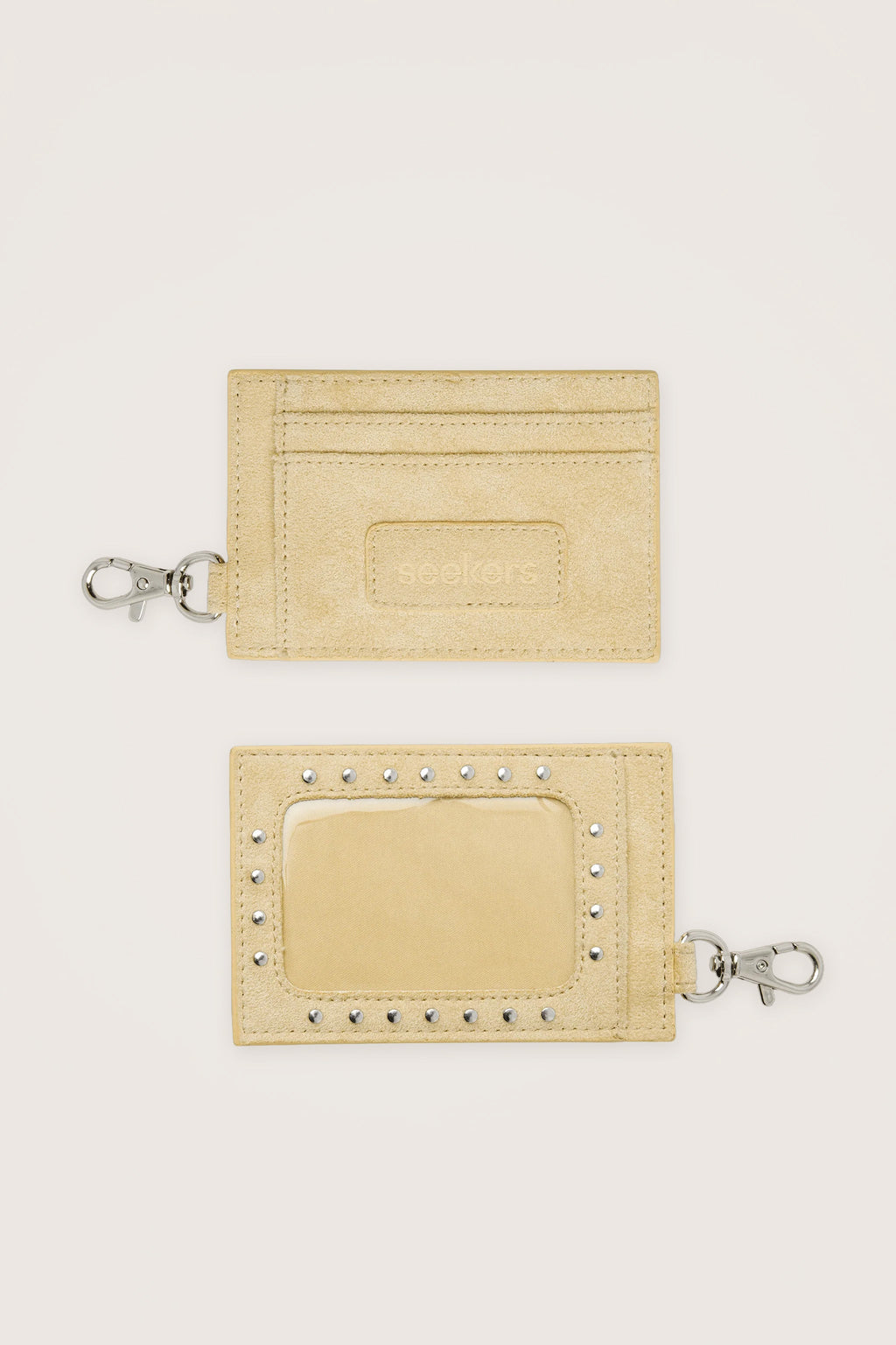 Martha Suede Cardholder in Yellow