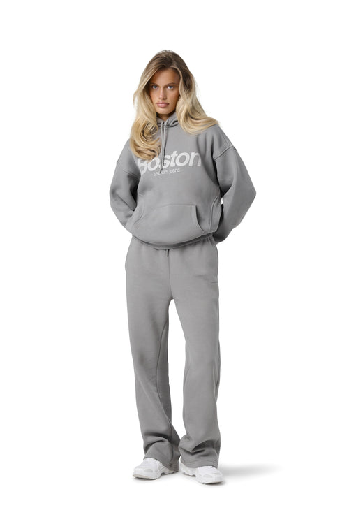 Boston Hoodie in Mid Grey