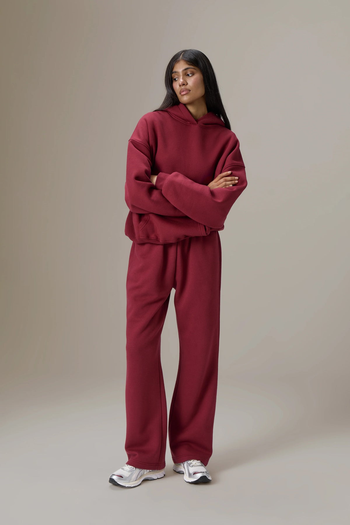 Seekers Classic Hoodie in Burgundy