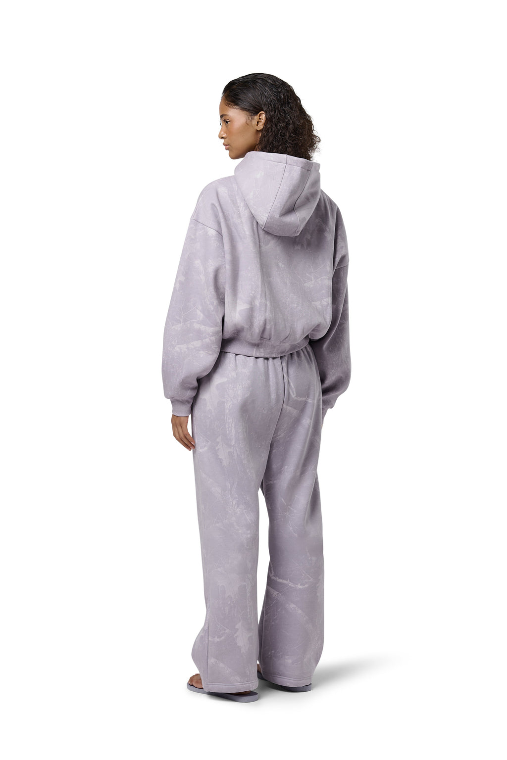 Ranch Wide Leg Sweatpants in Lilac