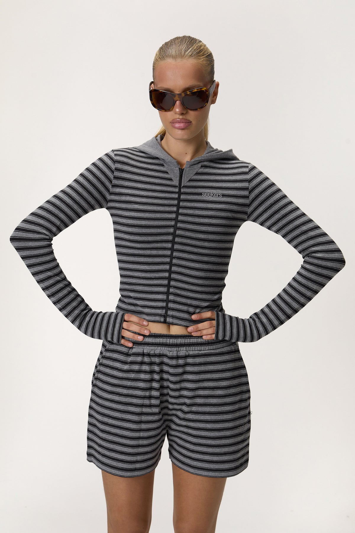 Tour Stripe Zip Up