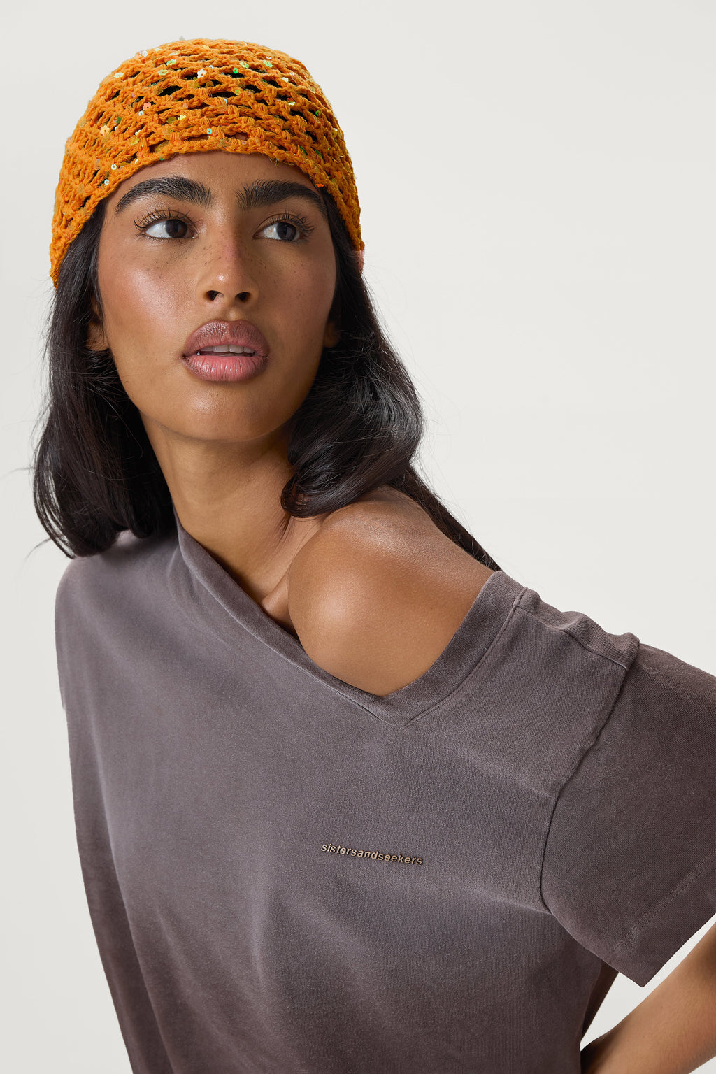 Florrie Asymmetric Oversized Tee