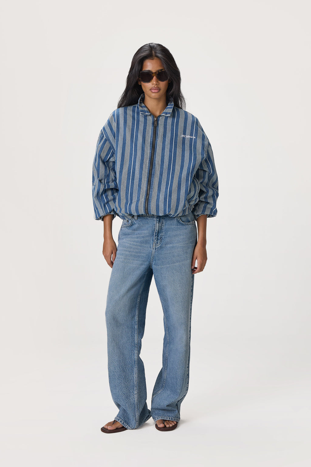 Vista Stripe Oversized Jacket