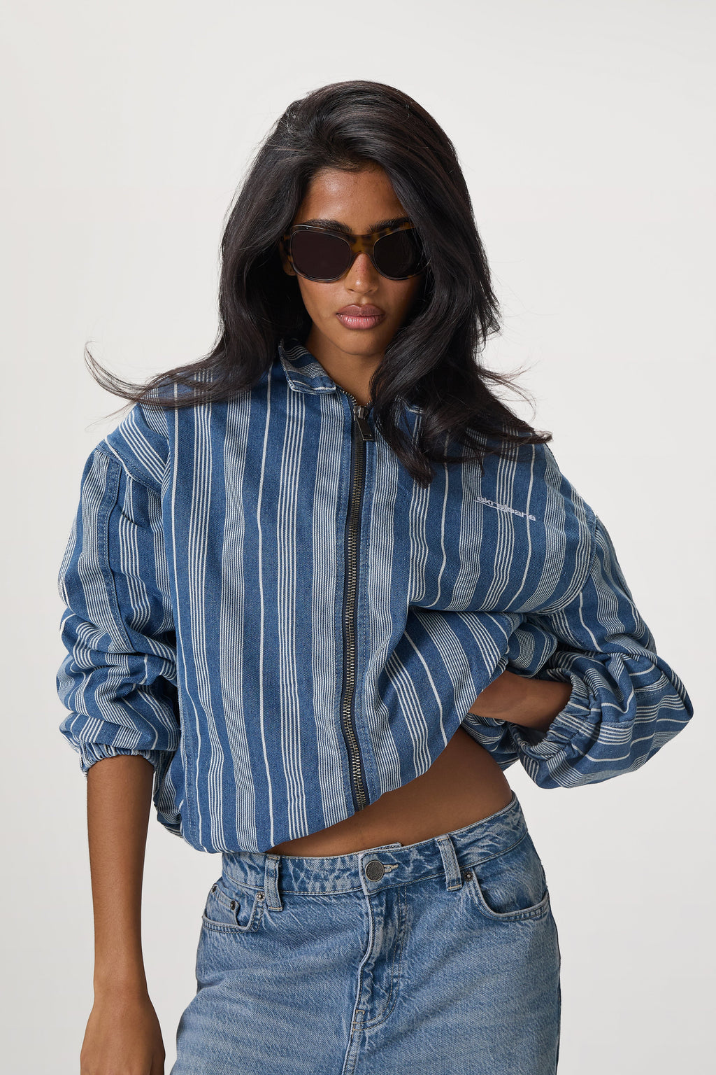 Vista Stripe Oversized Jacket