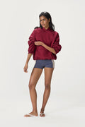 Seekers Classic Hoodie in Burgundy