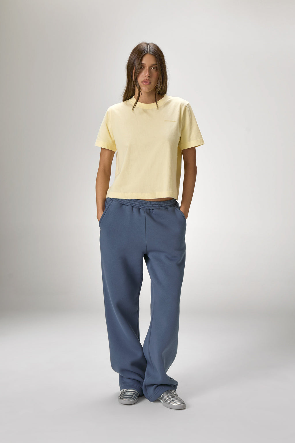 Trademark Shrunken Tee in Butter Yellow