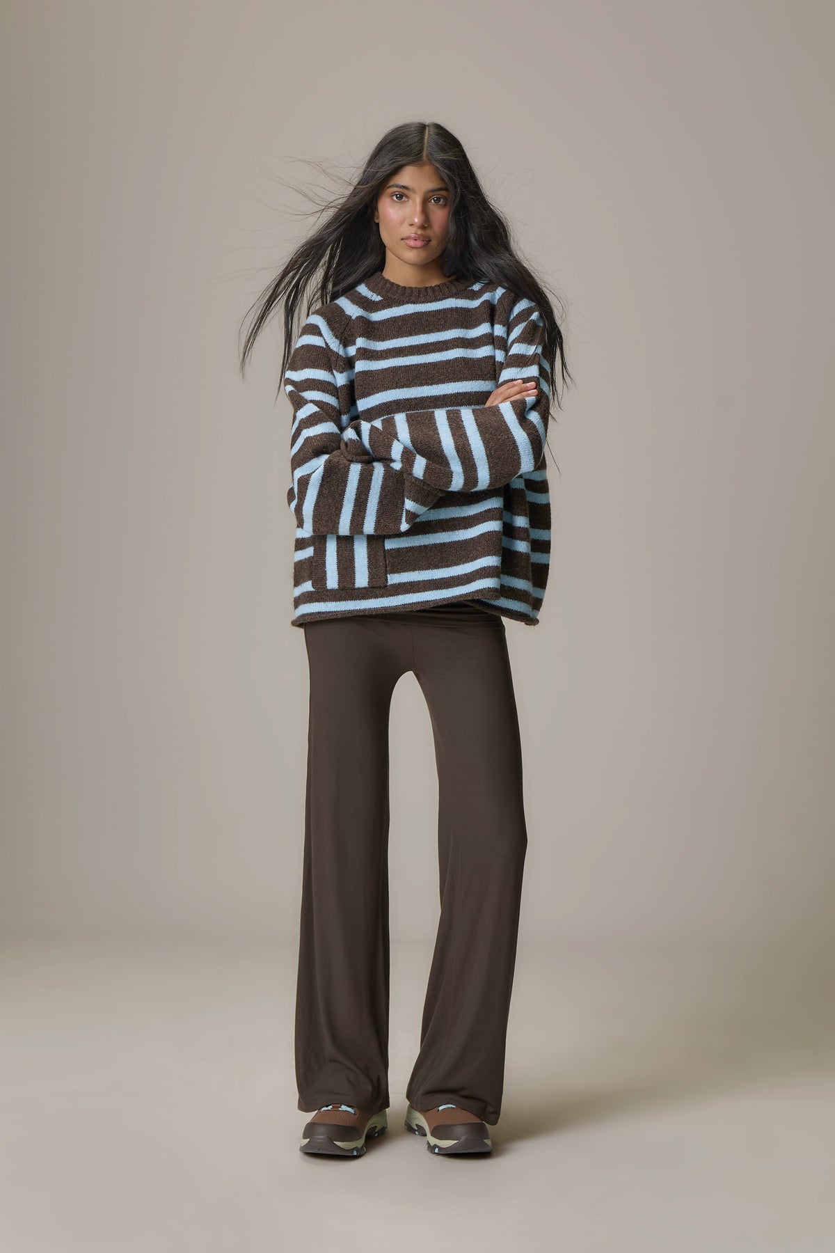 Jumble Stripe Knit Jumper