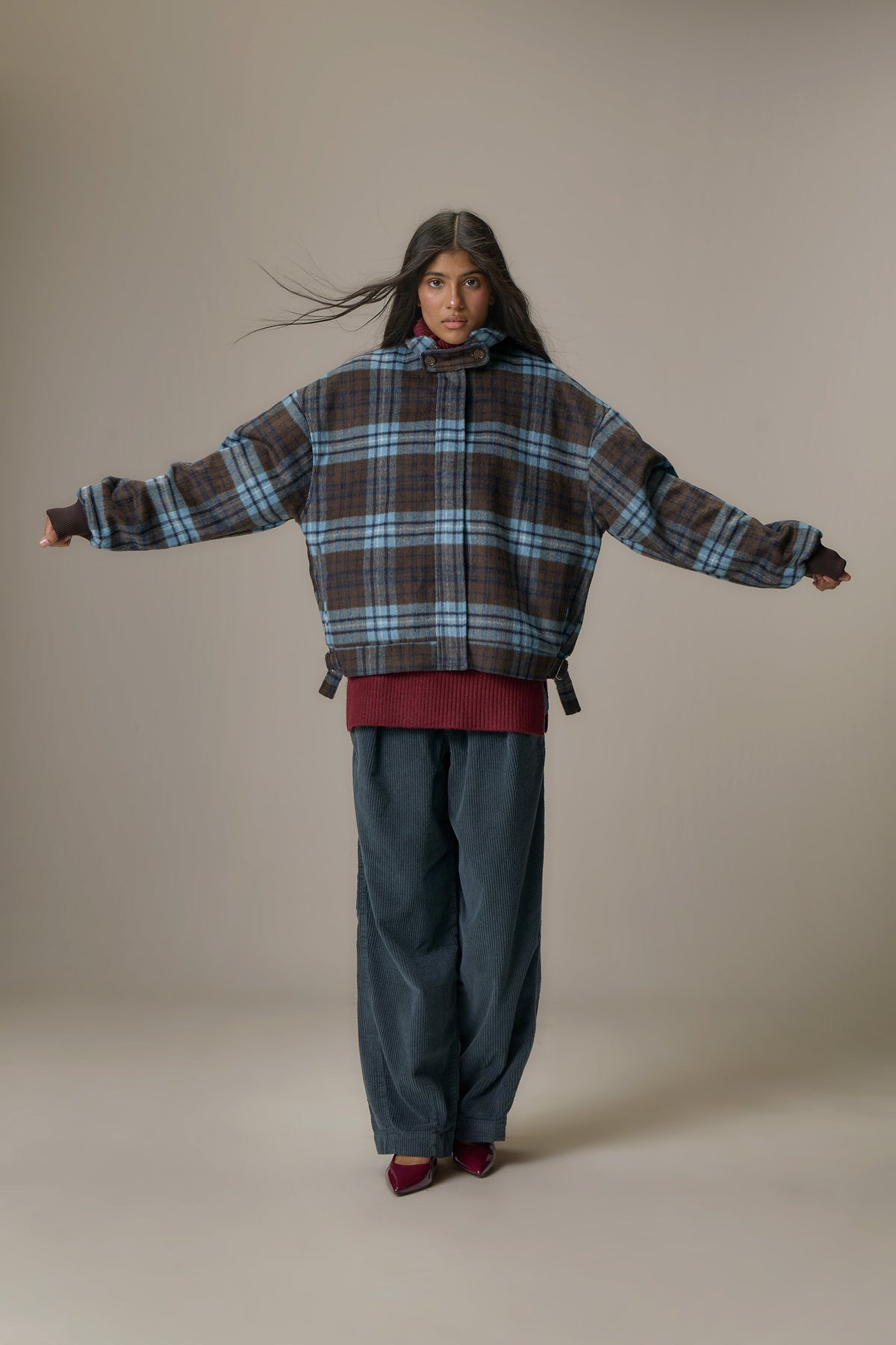Bennett Plaid Check Jacket
