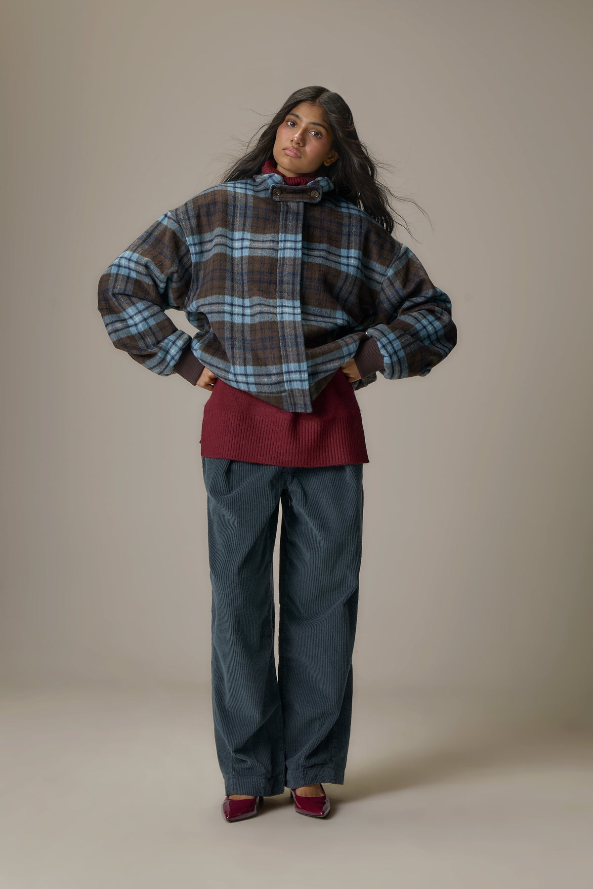 Bennett Plaid Check Jacket