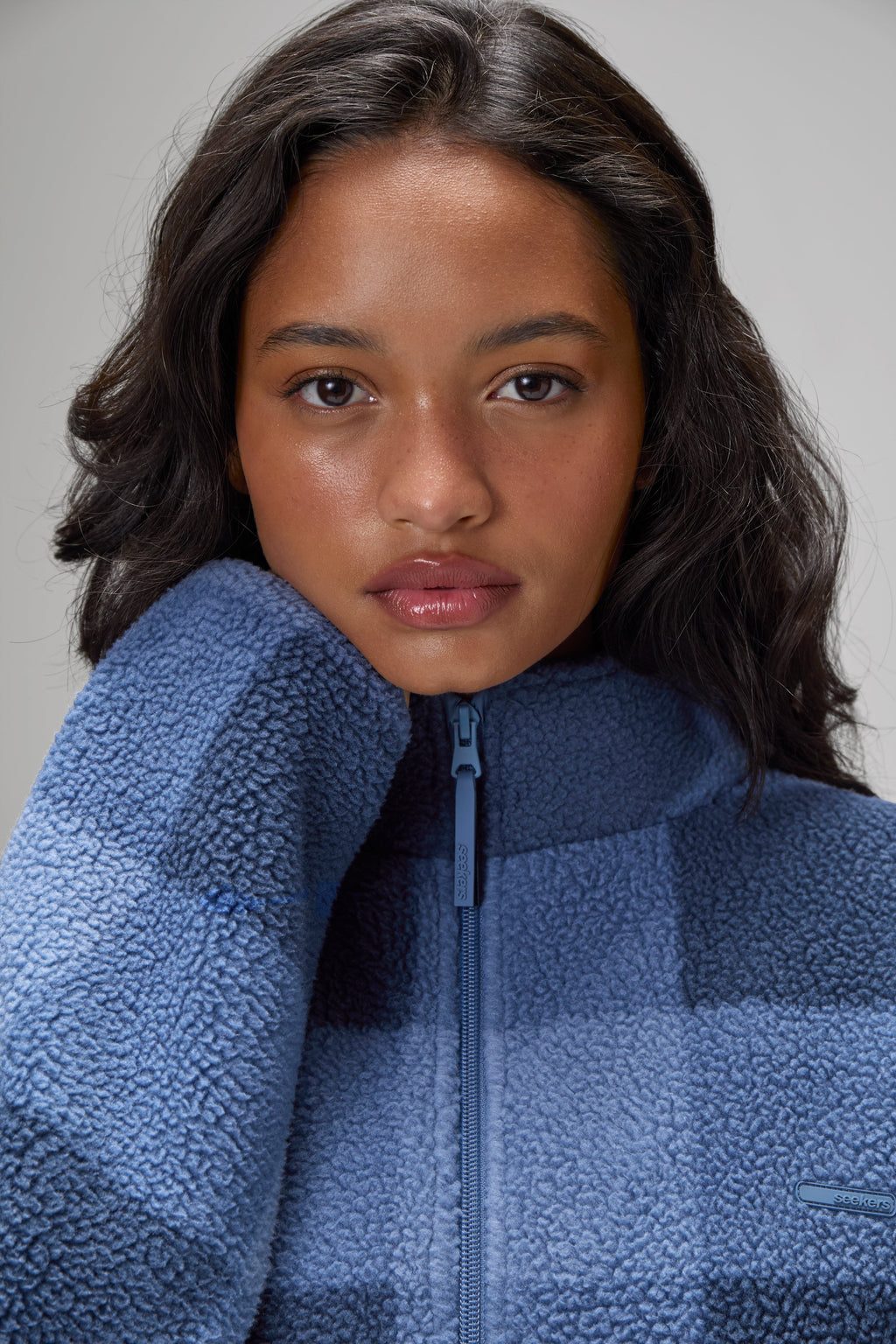 Farley Fleece in Blue