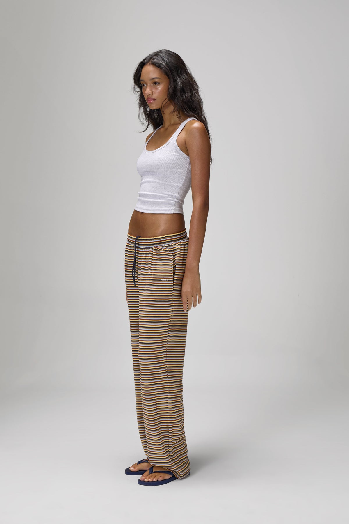 Walker Soft Wide Leg Pants in Navy