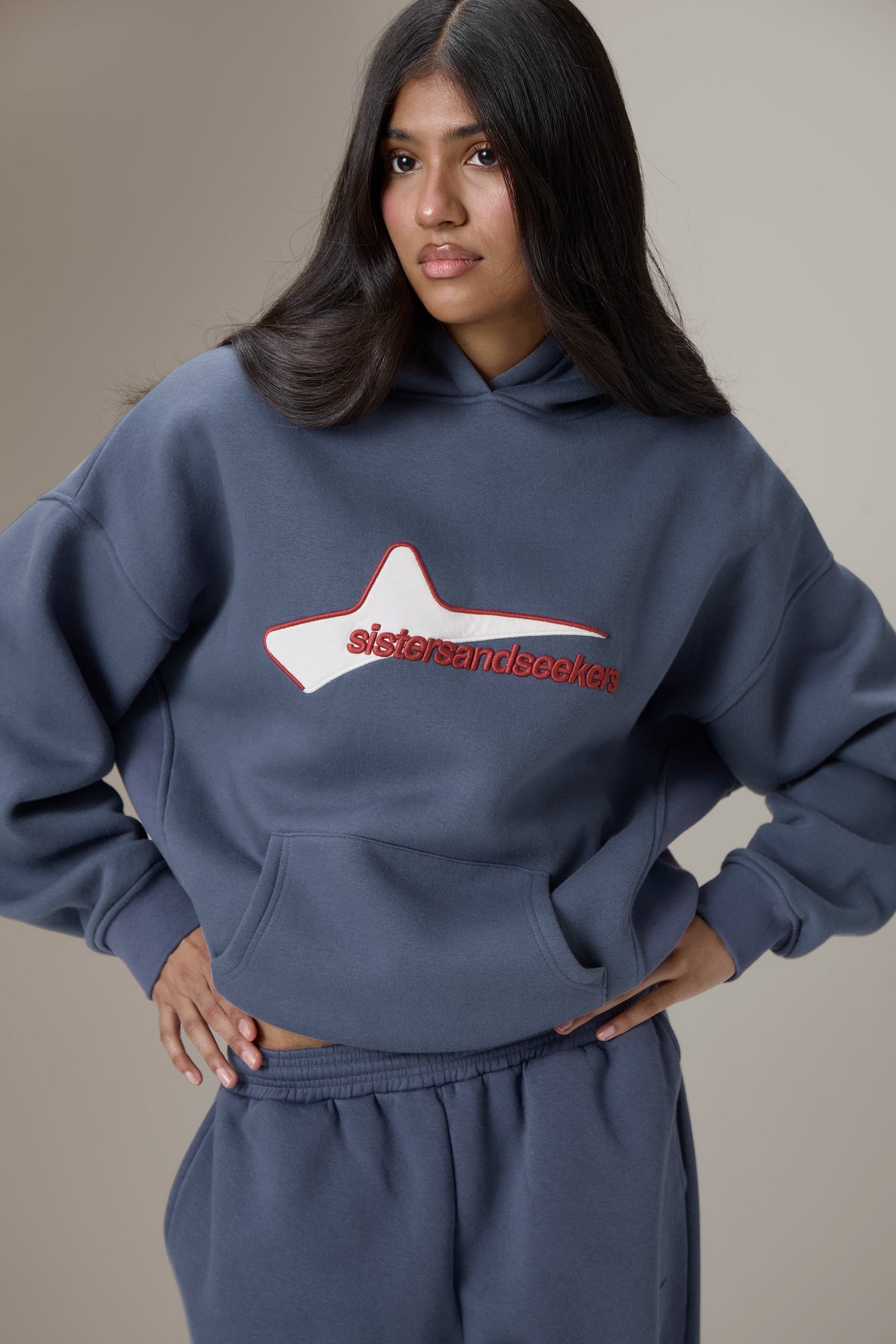 Seekers Northstar Hoodie in Vintage Blue