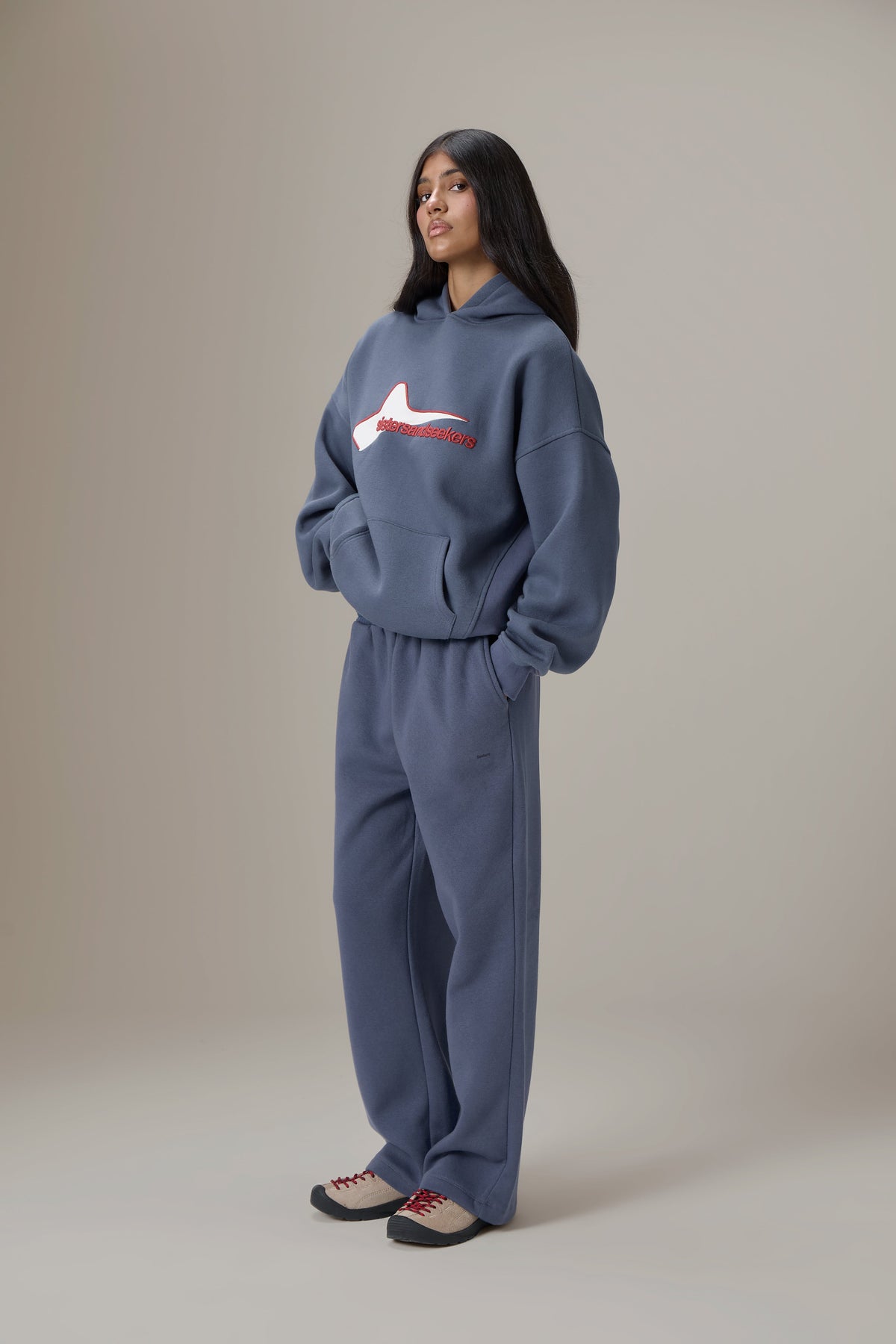 Seekers Northstar Hoodie in Vintage Blue
