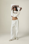 Series Wide Leg Sweatpants in Balm