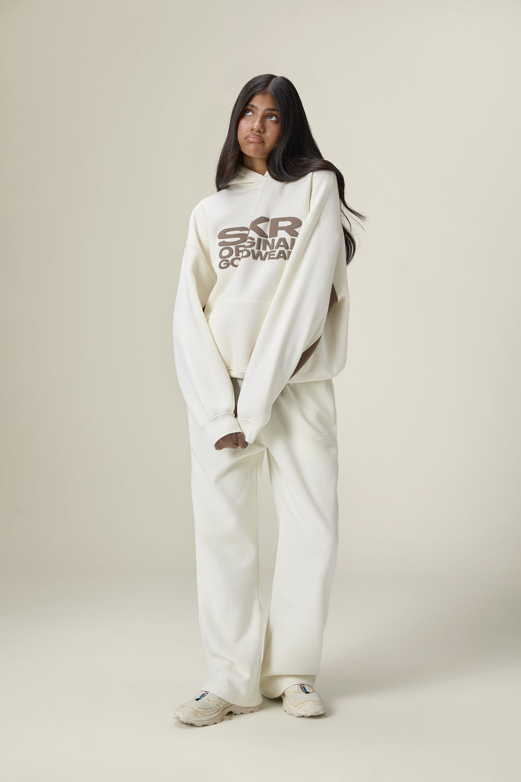 Seekers Originals Panel Hoodie in Cream Balm