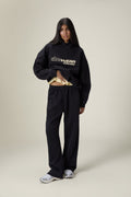 Seekers Wear Hoodie in Washed Black