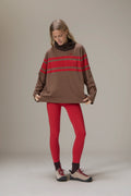 Boardwalk Long Sleeve Tee in Brown