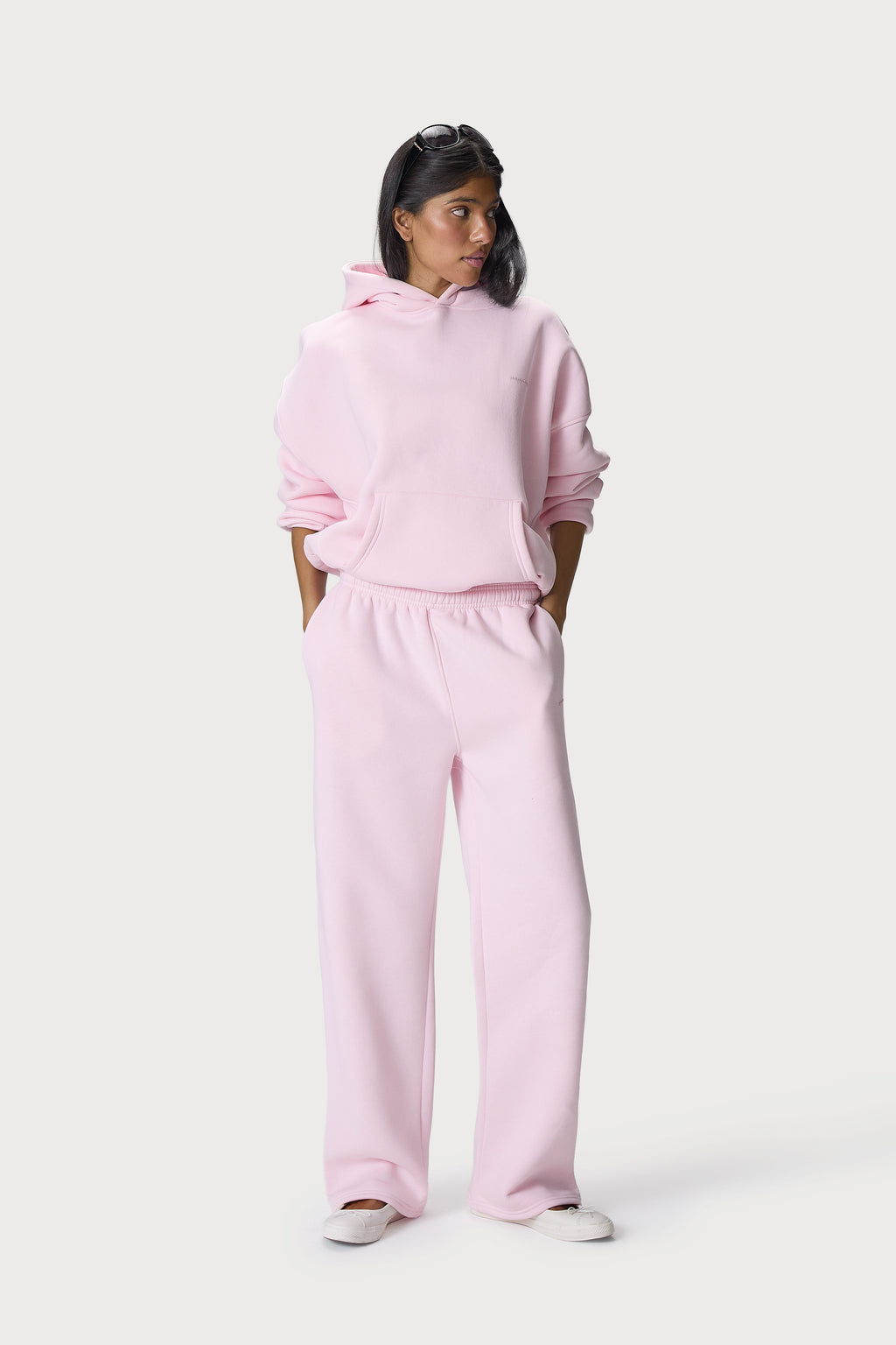 Trademark Wide Leg Sweatpants in Bunny