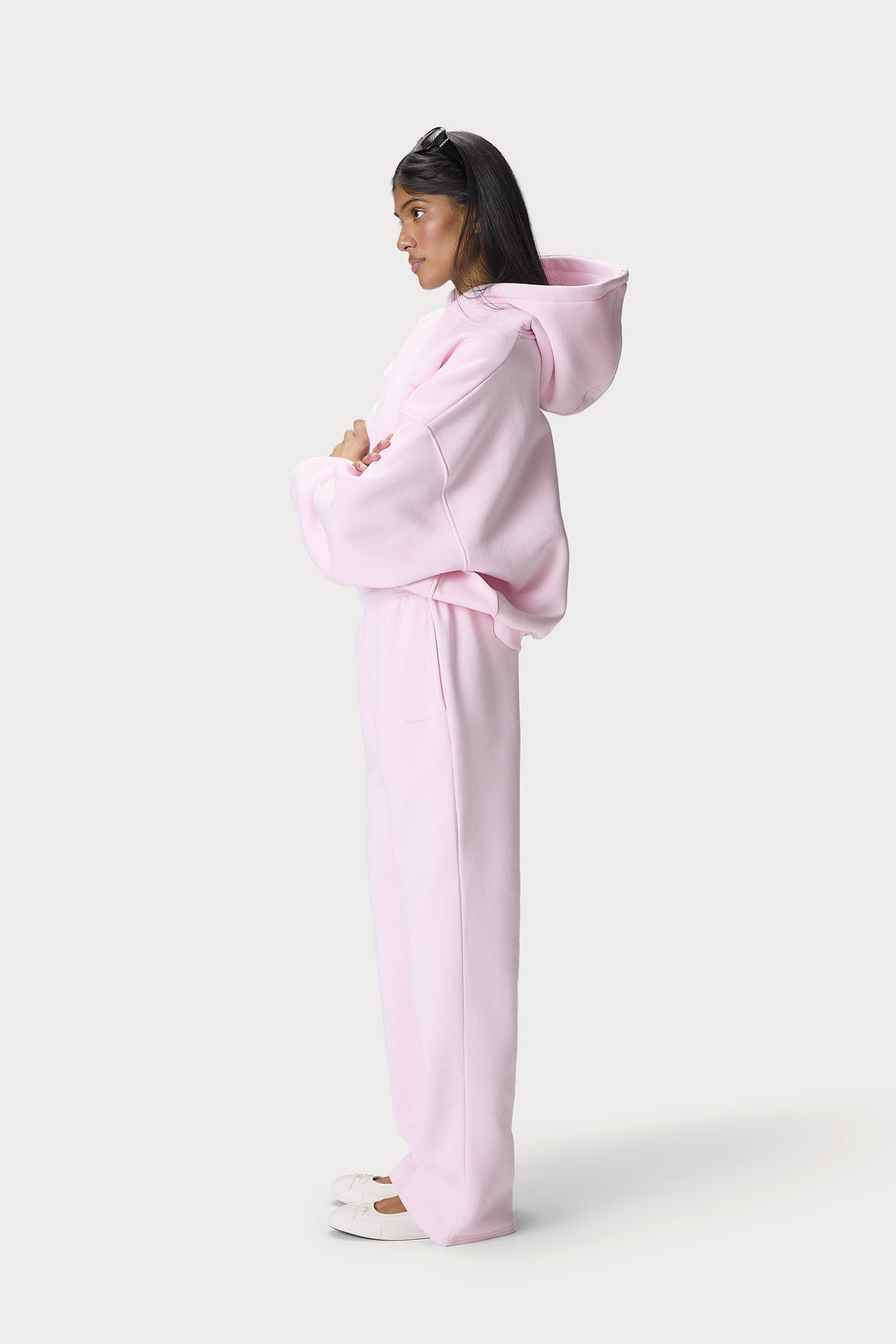 Trademark Wide Leg Sweatpants in Bunny