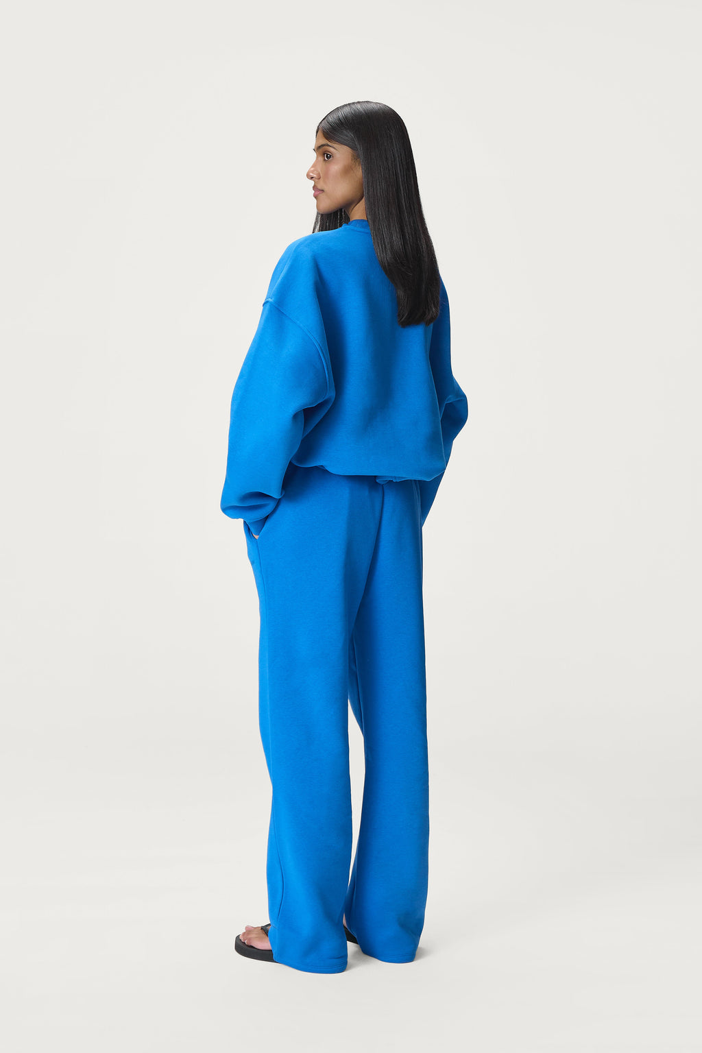 Seekers Classic Wide Leg Sweatpants in Bluebird