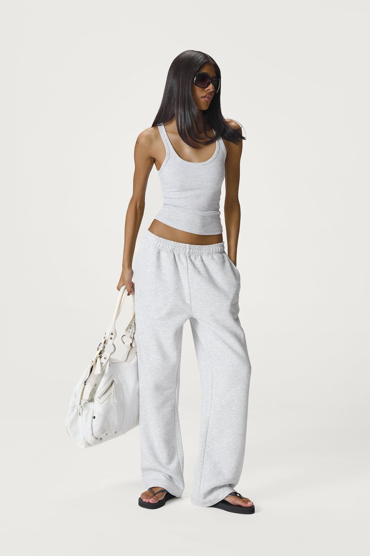 Trademark Wide Leg Sweatpants in Passive