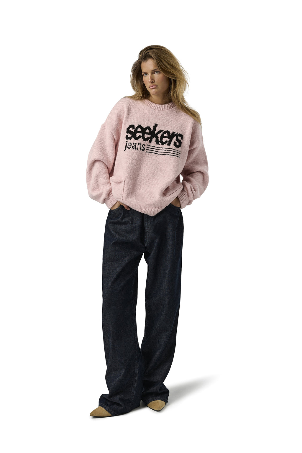 Binky Logo Knit Sweater