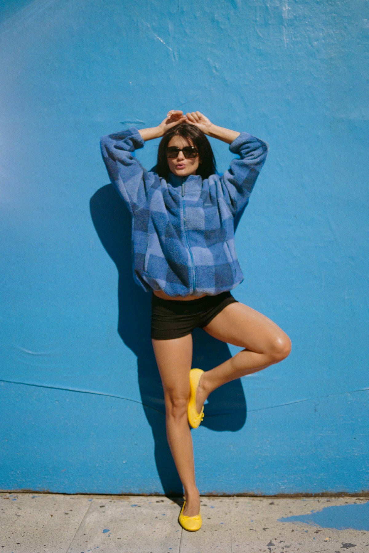 Farley Fleece in Blue